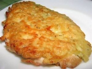 куриные отбивные с сыром