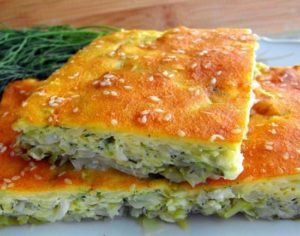 пирог с капустой и яйцом