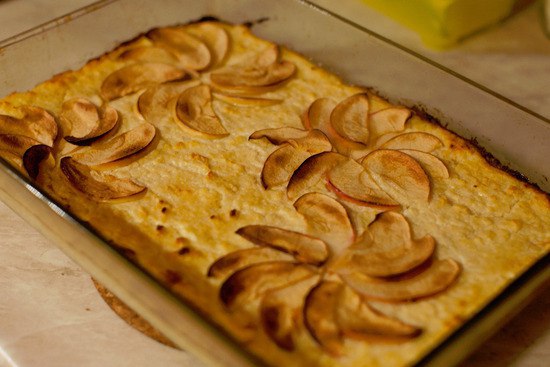 Запеканка с яблоками