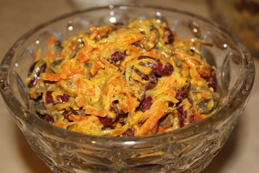 Салат из красной фасоли