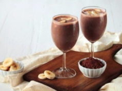 Бананово-шоколадный коктейль