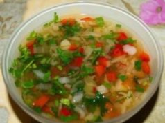 Овощной суп, легкий
