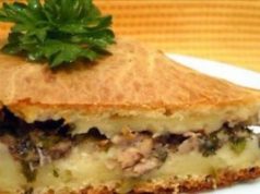 Пирог с рыбными консервами