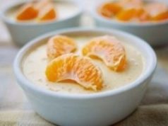 Диетический десерт, апельсиновая панакота