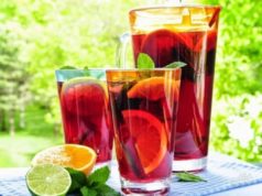 Горячий апельсиновый напиток