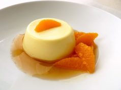 Диетическая панакота с апельсином