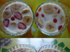 КЕФИРНОЕ ЖЕЛЕ С ФРУКТАМИ