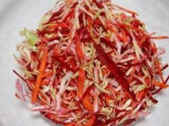 Салат для очищения кишечника