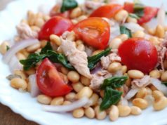 Салат с тунцом и фасолью