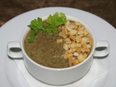 Суп-пюре из шампиньонов