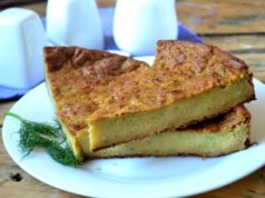 Сырный пирог с кабачками