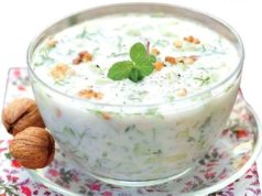 Холодный кефирный суп на обед