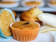 Цельнозерновые кексы с бананом