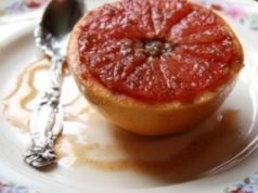 Запеченный грейпфрут