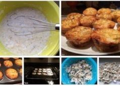 Куриные маффины с сыром