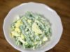 Салат из стручковой фасоли с яйцами