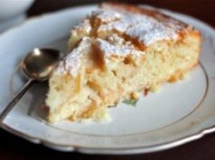 Творожная шарлотка