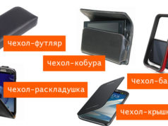Чехол для смартфона: разновидности