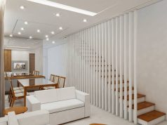 Лестничные перегородки в интерьере