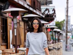 С чем носить женский свитшот?